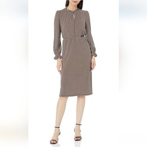 NWT Adrianna Papell printed smocked waist dress size XL